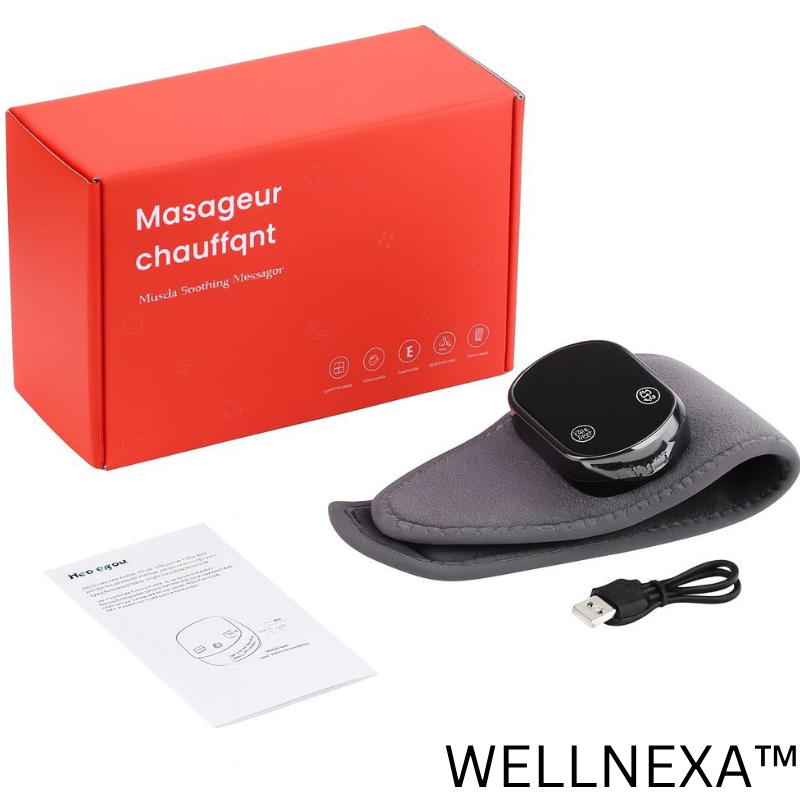 WELLNEXA™ – Attelle chauffante et vibrante multi-zones (poignet, cheville)