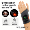 WELLNEXA™ – Attelle chauffante et vibrante multi-zones (poignet, cheville)