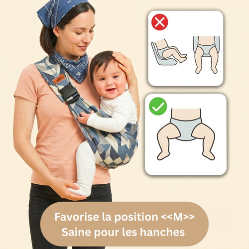 Ladona — Le Porte-Bébé qui Soulage ton Dos, te Rend tes Bras Libres et Garde ton Bébé Confortable.
