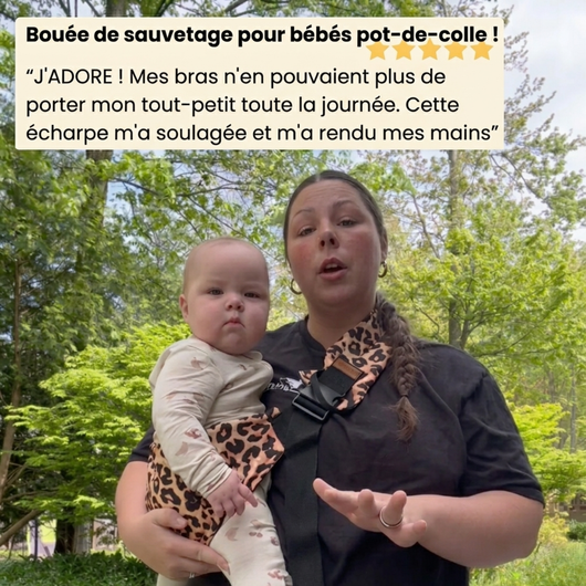 Ladona — Le Porte-Bébé qui Soulage ton Dos et te Rend la Liberté