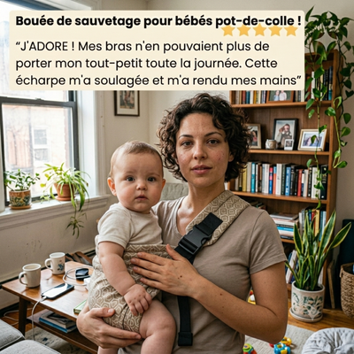 Ladona — Le Porte-Bébé qui Soulage ton Dos, te Rend tes Bras Libres et Garde ton Bébé Confortable.