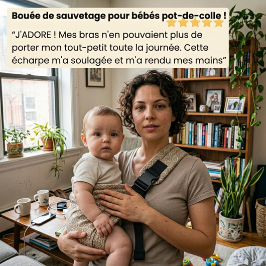 Ladona — Le Porte-Bébé qui Soulage ton Dos, te Rend tes Bras Libres et Garde ton Bébé Confortable.