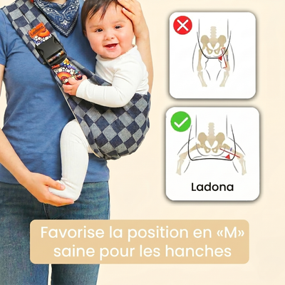 Ladona — Le Porte-Bébé qui Soulage ton Dos et te Rend la Liberté