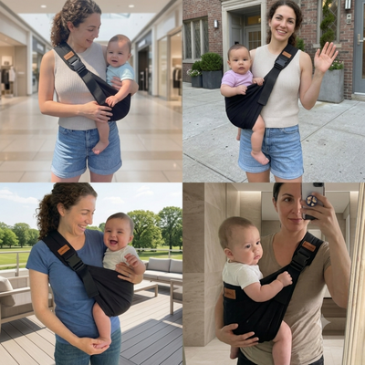 Ladona — Le Porte-Bébé qui Soulage ton Dos, te Rend tes Bras Libres et Garde ton Bébé Confortable.