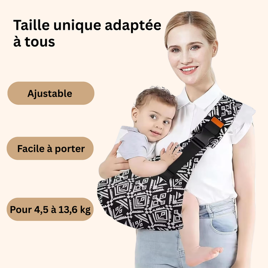 Ladona — Le Porte-Bébé qui Soulage ton Dos, te Rend tes Bras Libres et Garde ton Bébé Confortable.
