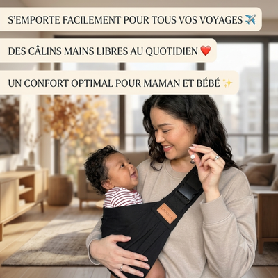 Ladona — Le Porte-Bébé qui Soulage ton Dos, te Rend tes Bras Libres et Garde ton Bébé Confortable.